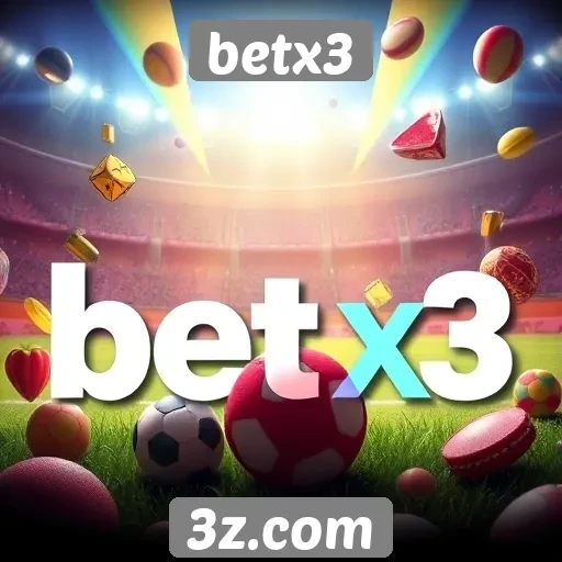 Variedade de jogos oferecidos no betx3